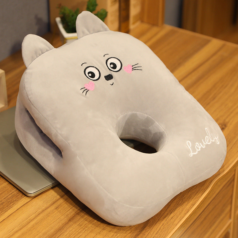 Comfortable seat cushion with ventilation Bowlift
