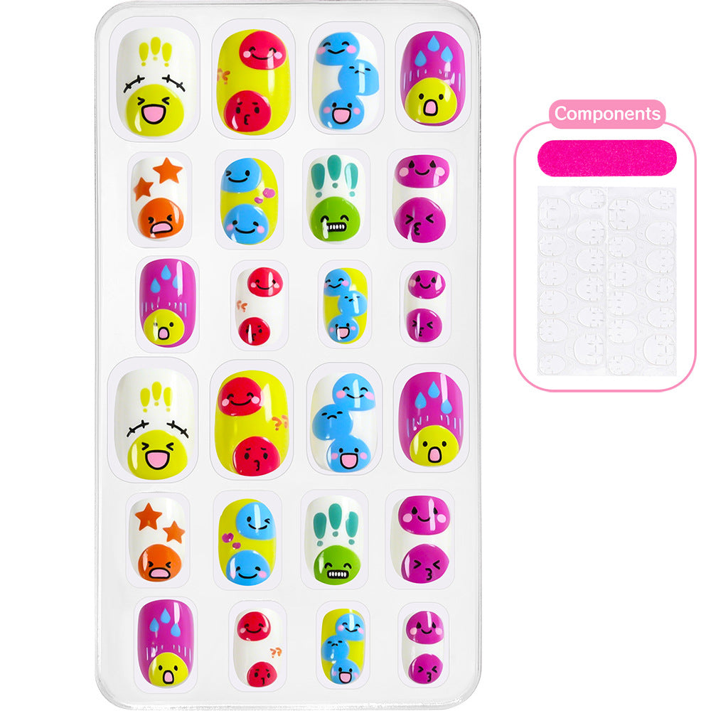 Themed Summer Beach Nail Art Press-On Nails Bowlift