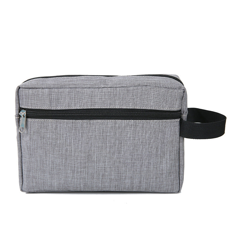 Practical cosmetic bag with two zippers Bowlift