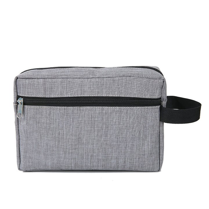 Practical cosmetic bag with two zippers Bowlift