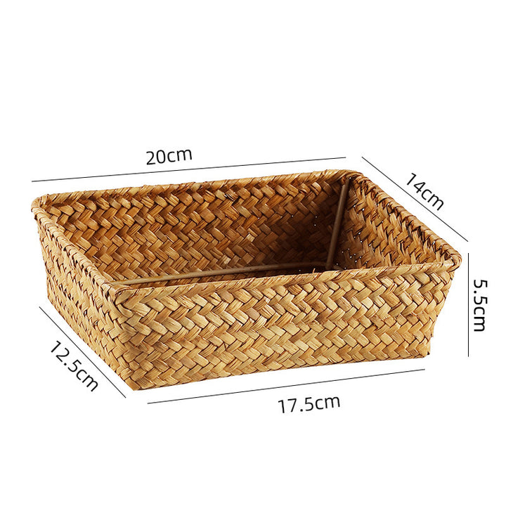 Rectangular Woven Storage Tray Bowlift