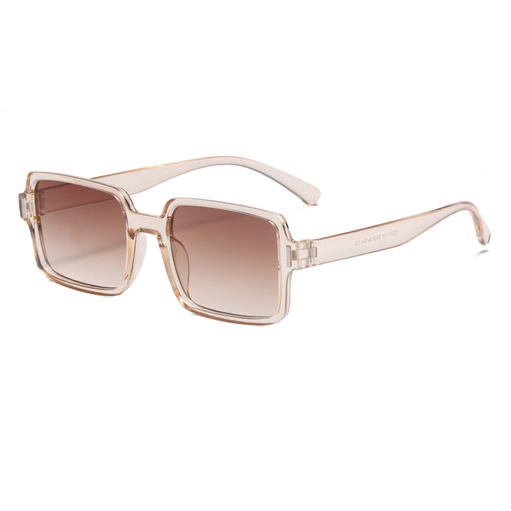 Women's square sunglasses in elegant leopard print Bowlift