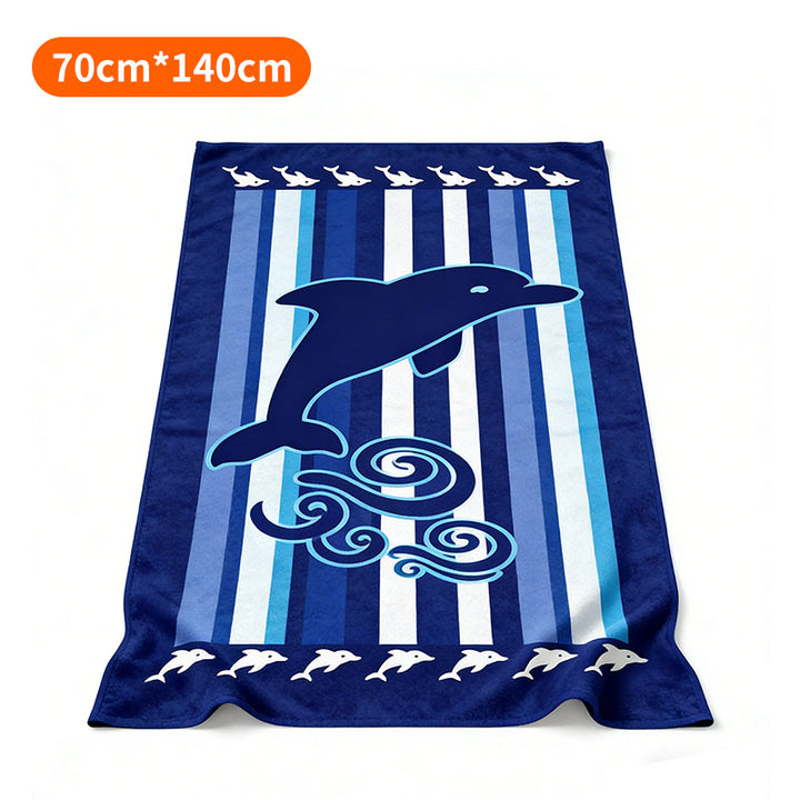 Beach towel with maritime anchor design Bowlift