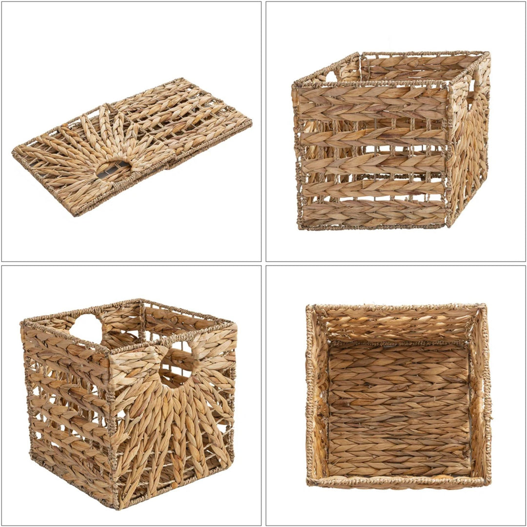 Premium Water Hyacinth Storage Basket Bowlift