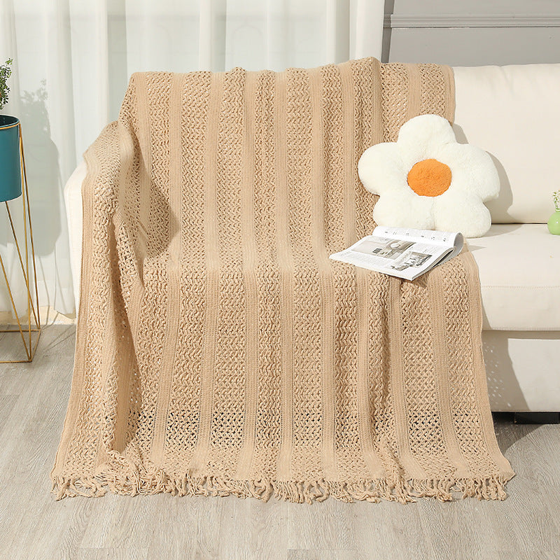 Ladies Large Knitted Blanket Bowlift