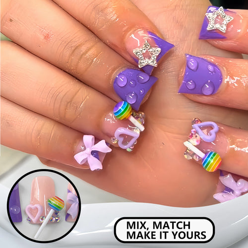 Playful Nail Art Extensions Bowlift