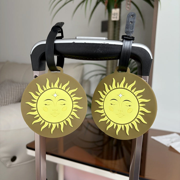 Sun-Themed Luggage Tag Bowlift
