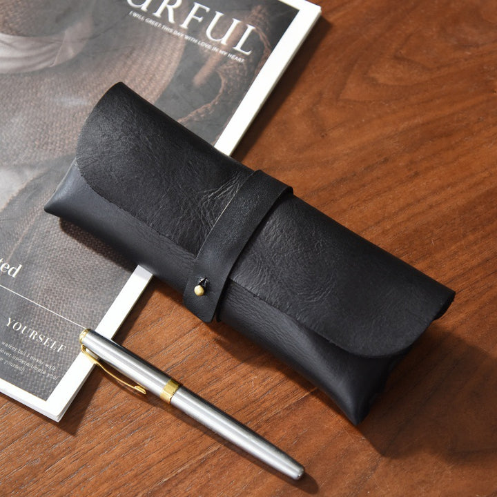 Stylish Leather Pencil Case Bowlift