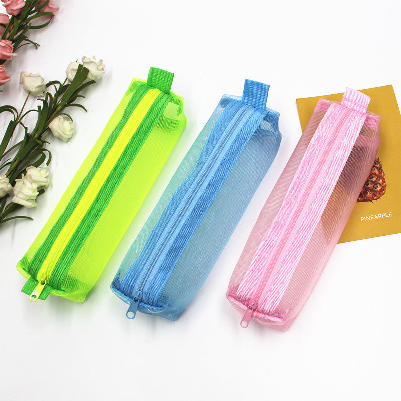 Transparent Zippered Pencil Case Bowlift