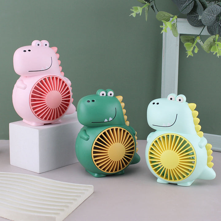 Ladies funny mini fan in dinosaur design Bowlift