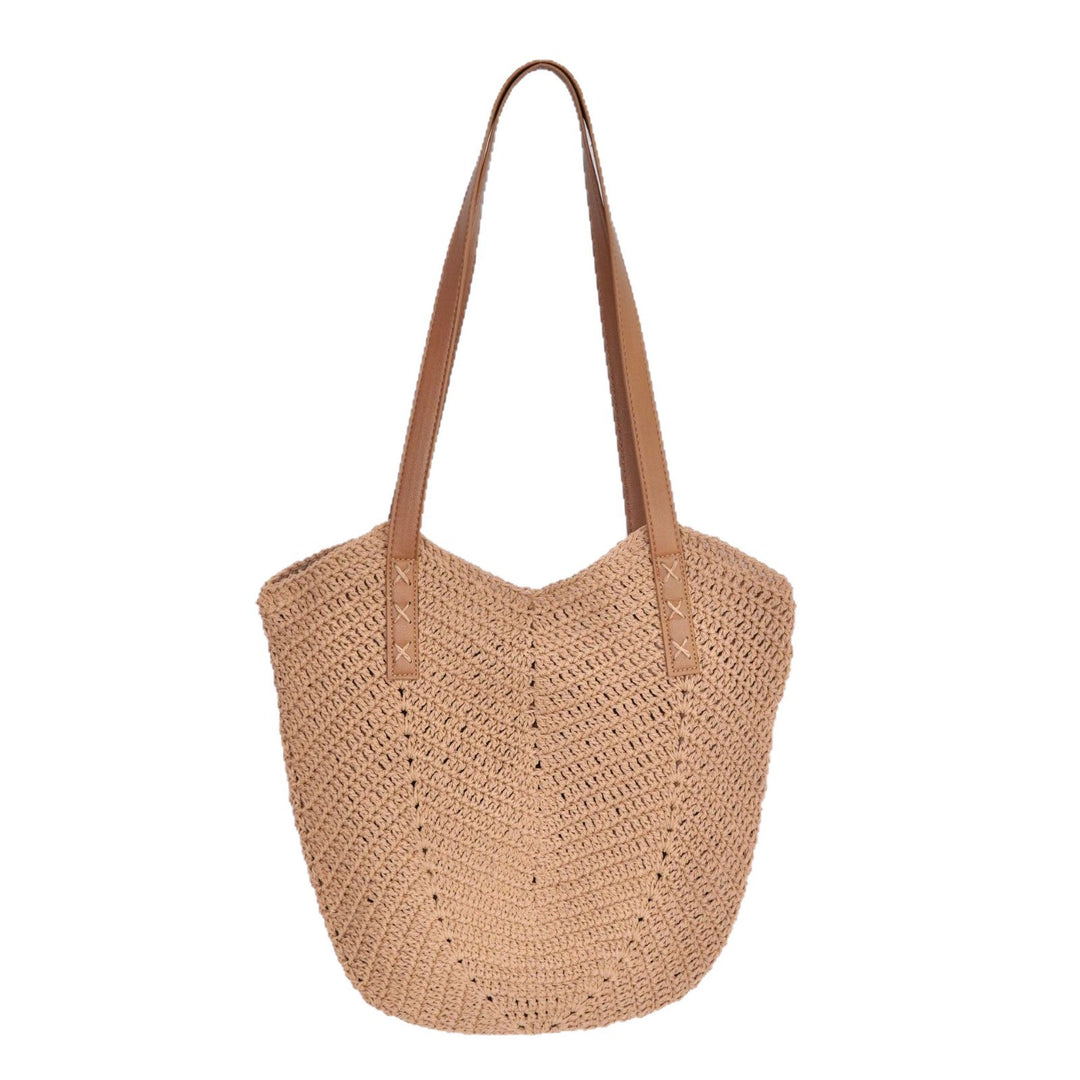 Hand-crocheted shoulder bag with reinforced straps Bowlift