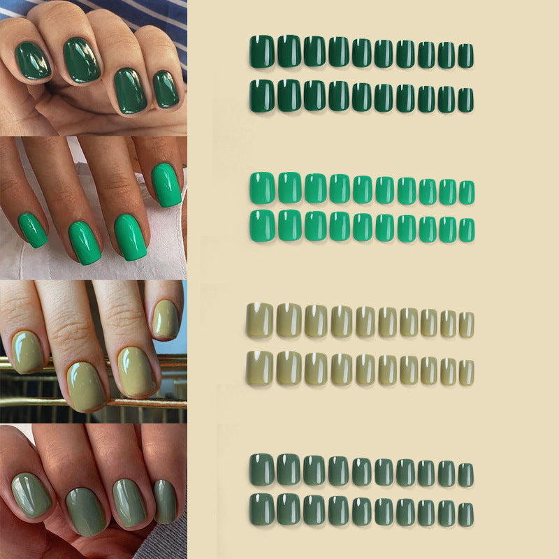 Elegant Press-On Nail Set with Natural Gloss Finish Bowlift