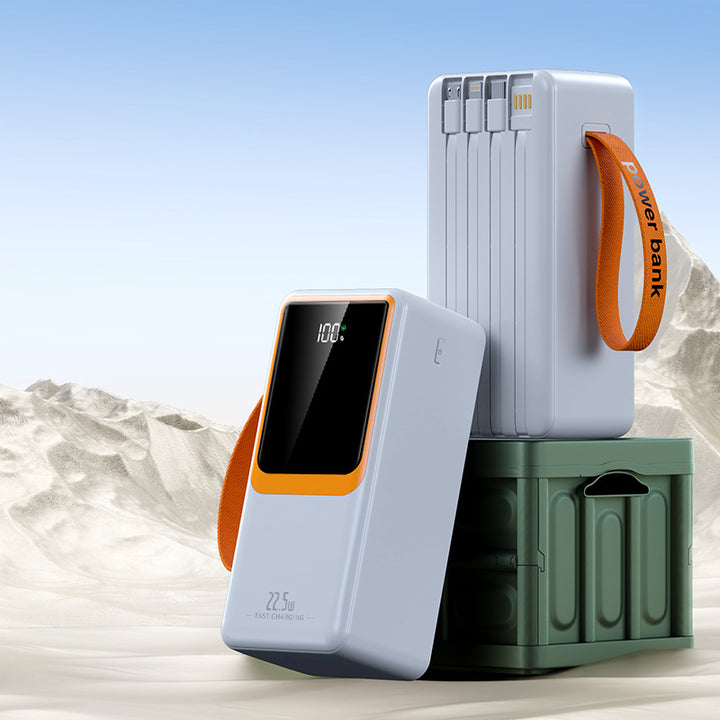 High-performance power bank with intelligent temperature display Bowlift