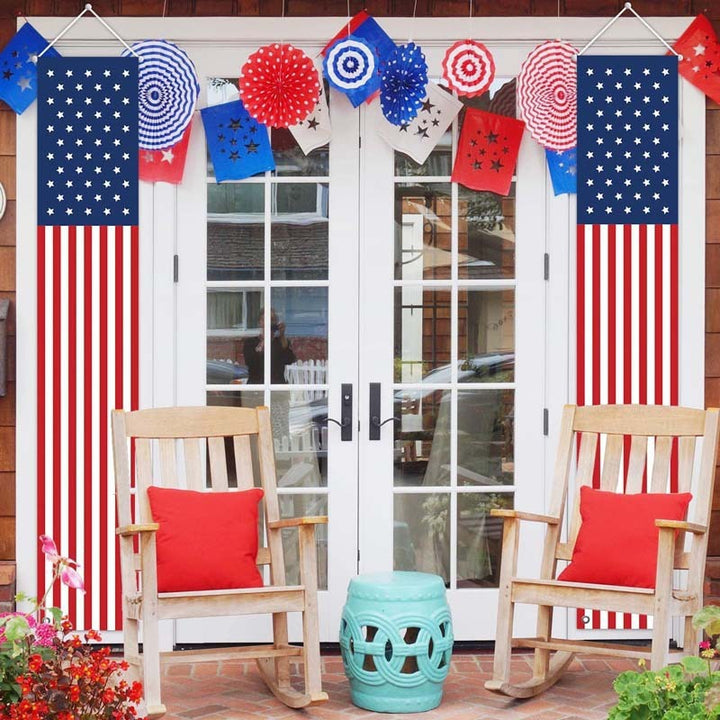 Unisex nan hanging patriotic door banner set Bowlift
