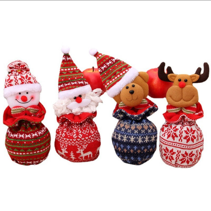 Festive Plush Bear Gift Bag Bowlift
