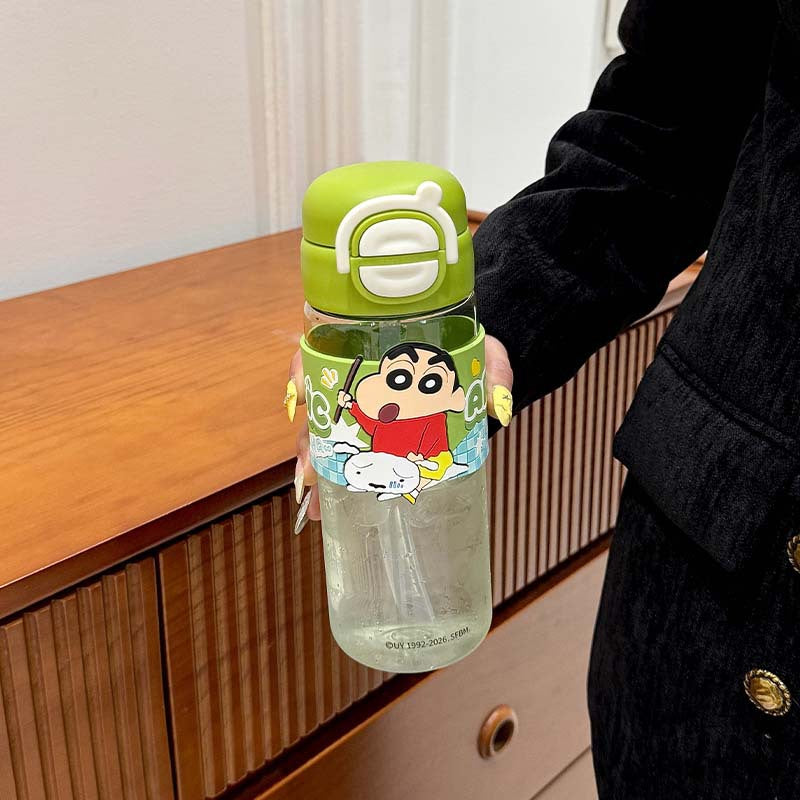 Women's water bottle with unique cartoon design Bowlift