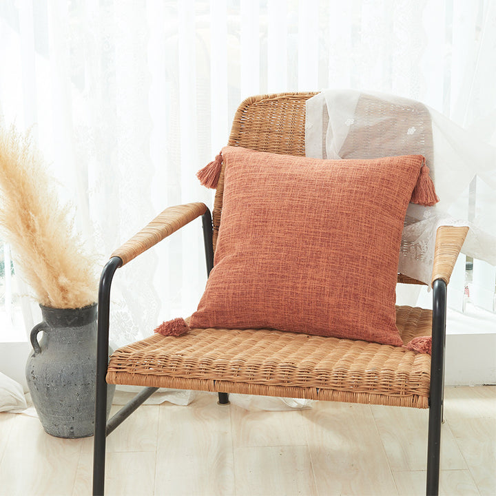 Decorative Tassel Throw Pillow