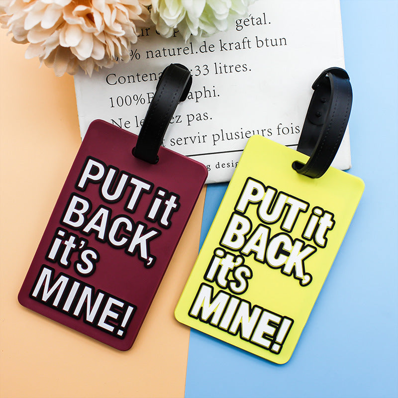 Unisex Fun Travel Identification Luggage Tag Bowlift