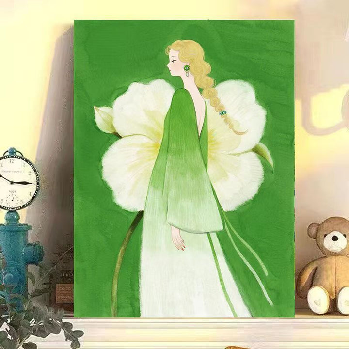 Artistic Floral Illustration Canvas Artwork Bowlift