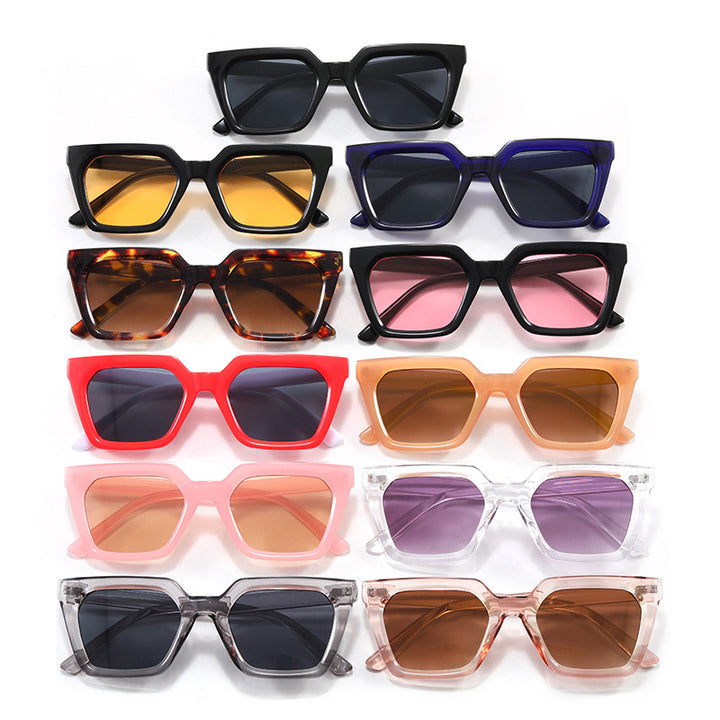 Women's modern designer sunglasses with transparent frame Bowlift