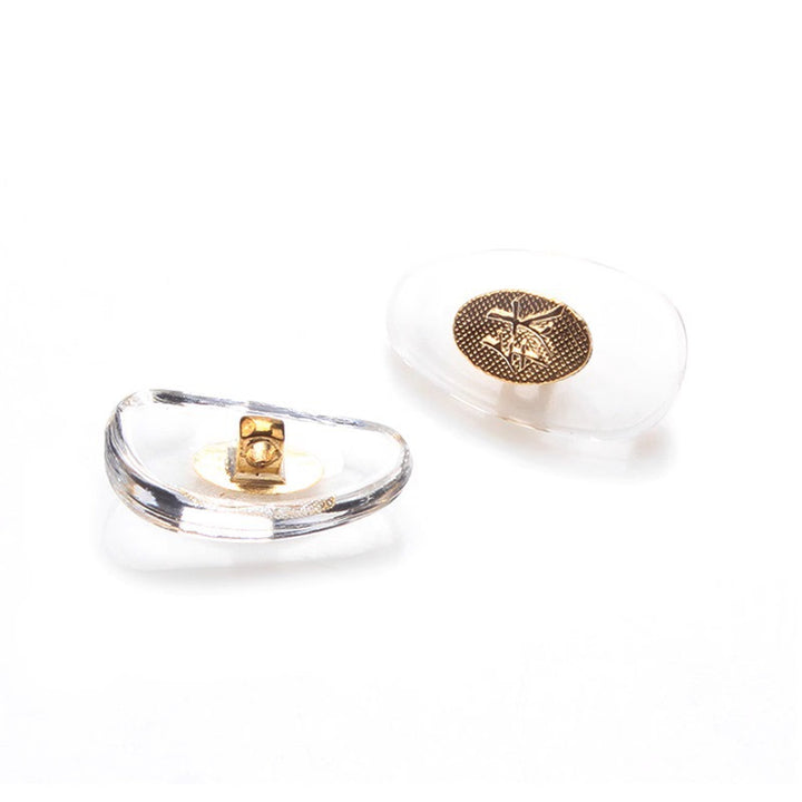 Eyewear Nose Pad Inserts with Gold Support Bowlift
