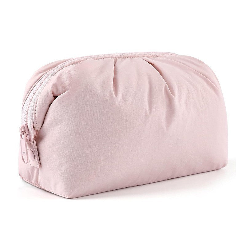Cosmetic organizer bag with elegant design and multiple compartments Bowlift