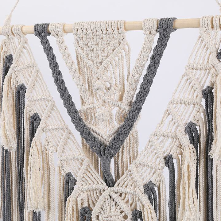 Macrame Wall Hanging with Fringes Bowlift