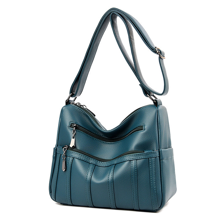 Elegant Textured Shoulder Bag Bowlift