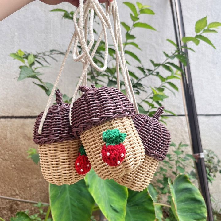 Ladies Playful Storage Basket in Squirrel Design Bowlift