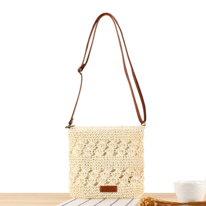 Handbag with Fashionable Braided Pattern Bowlift