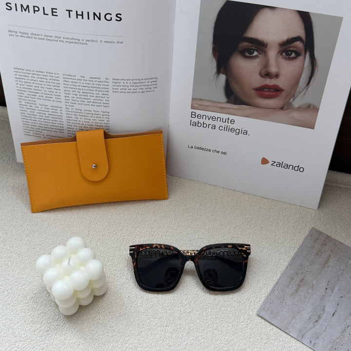 Oversized Retro Frame Sunglasses Bowlift