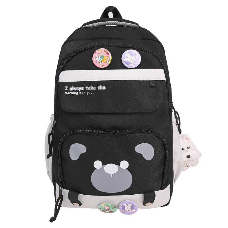 Cute Animal-Themed School Backpack Bowlift