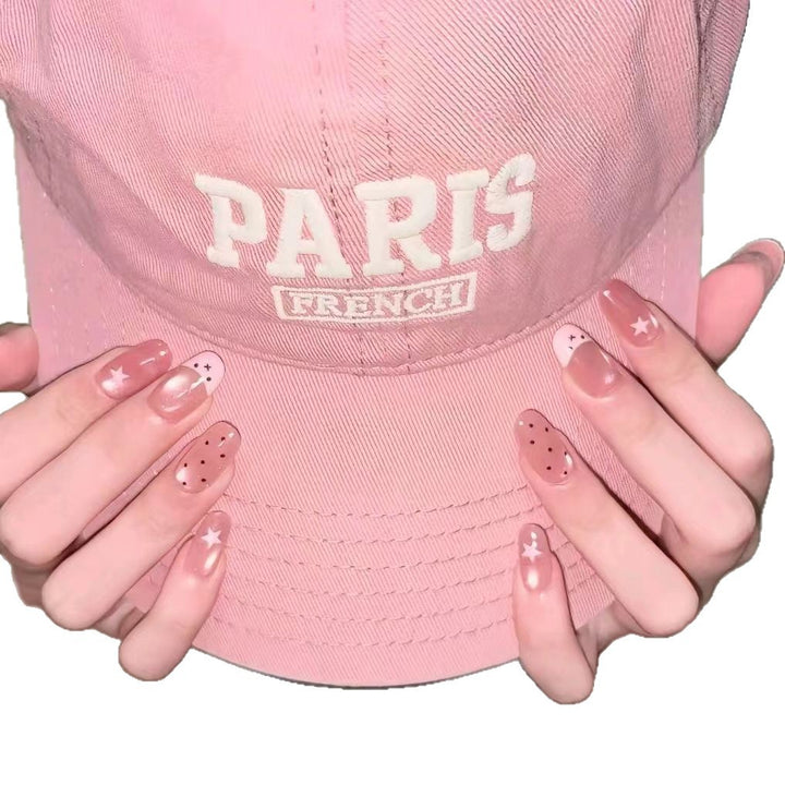 Artistic Press-On Nail Art Set with Star Patterns Bowlift