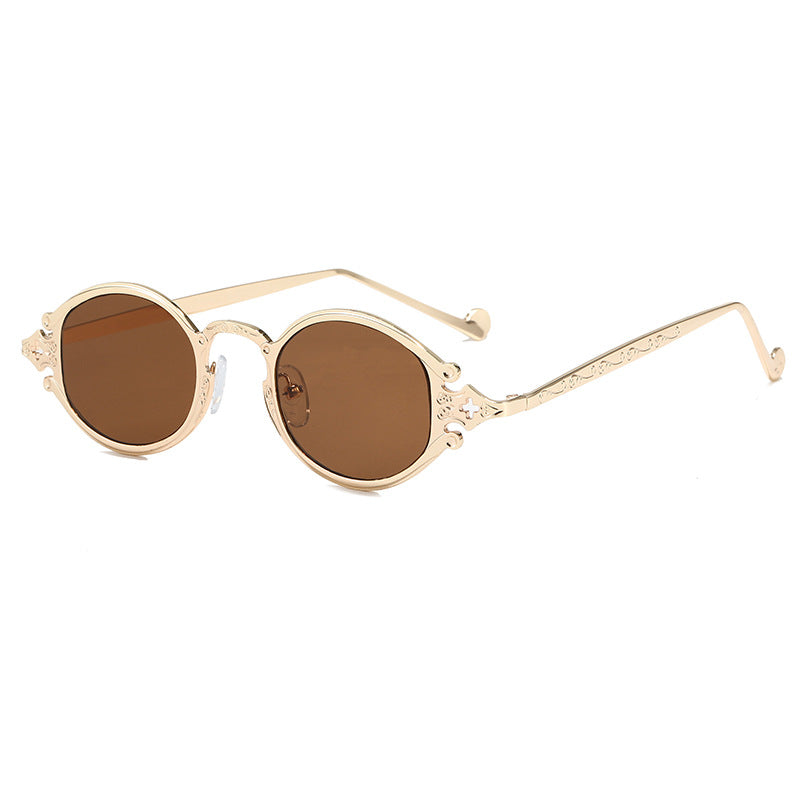Fashionable sunglasses with elegant curved frame Bowlift