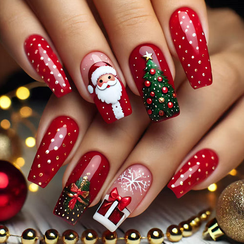 Festive Holiday-Themed Nail Art Bowlift 1788155602