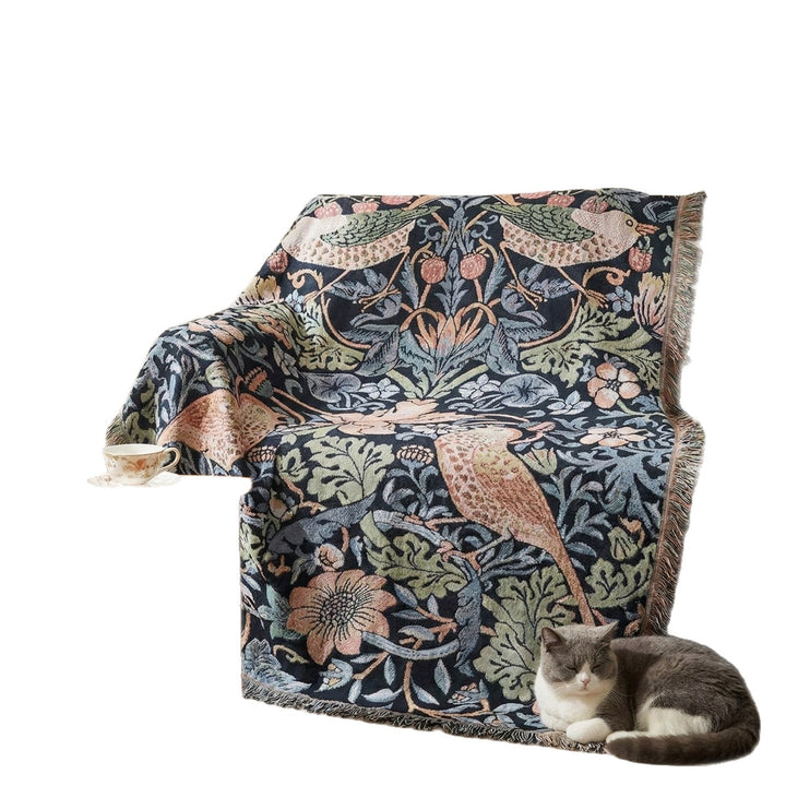 Artistic Pumpkin Pattern Throw Blanket