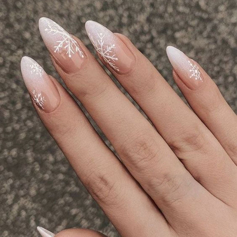 Artistic Glitter Press-On Nail Set Bowlift