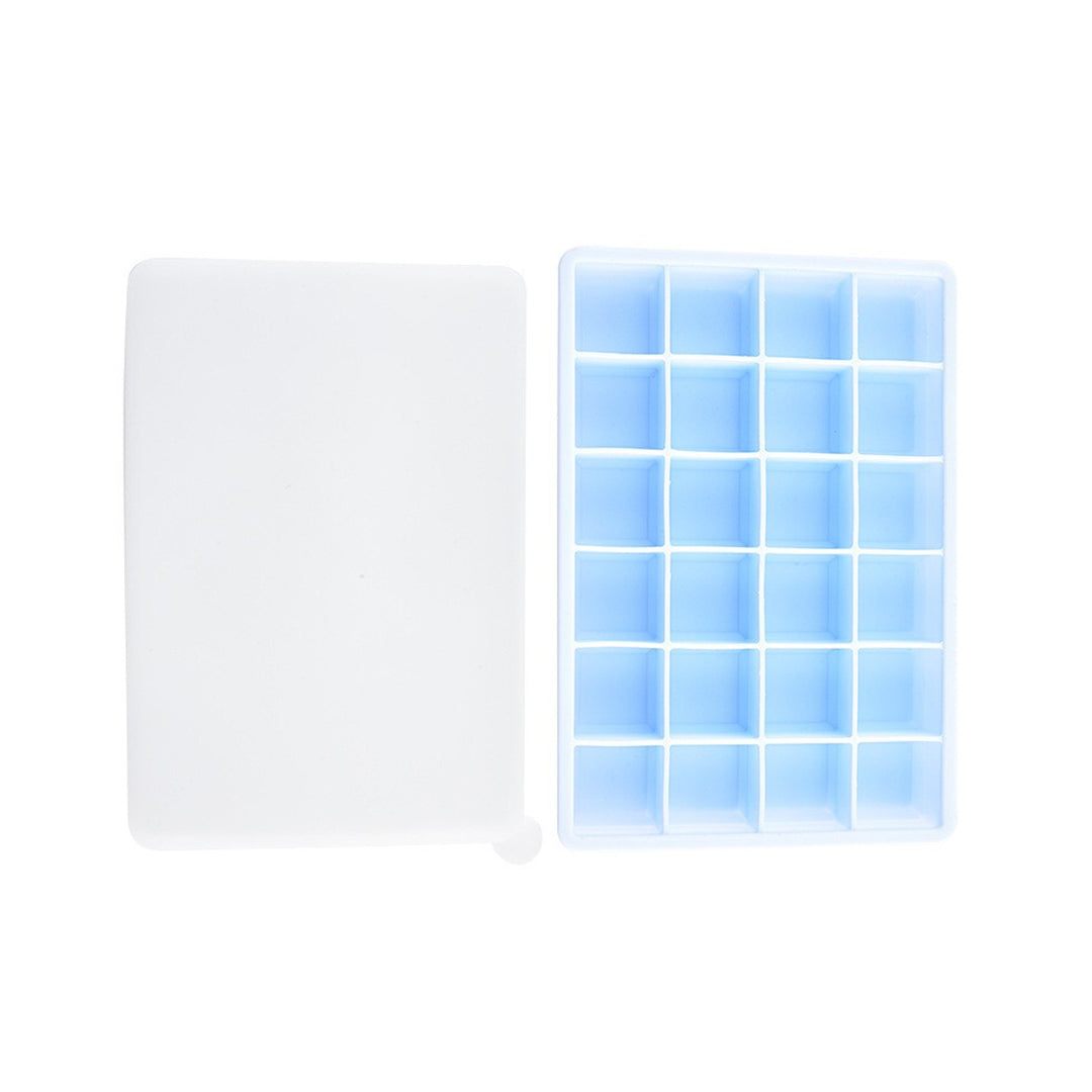 Silicone ice cube tray with practical storage box Bowlift