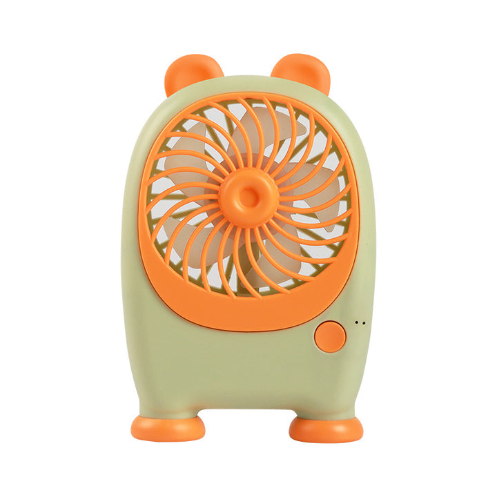 Women's Portable Mini Fan with Cute Animal Design Bowlift