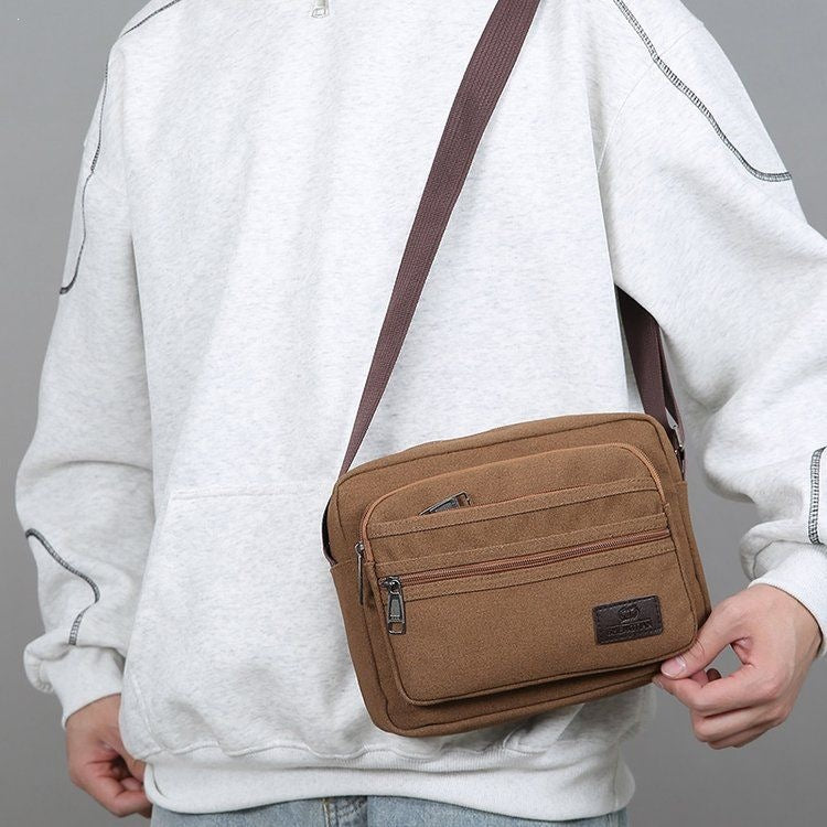 Shoulder Bag With Multiple Compartments And Adjustable Shoulder Strap Bowlift