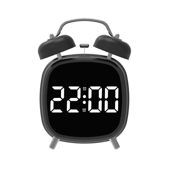 Digital Alarm Clock in Retro Style Bowlift