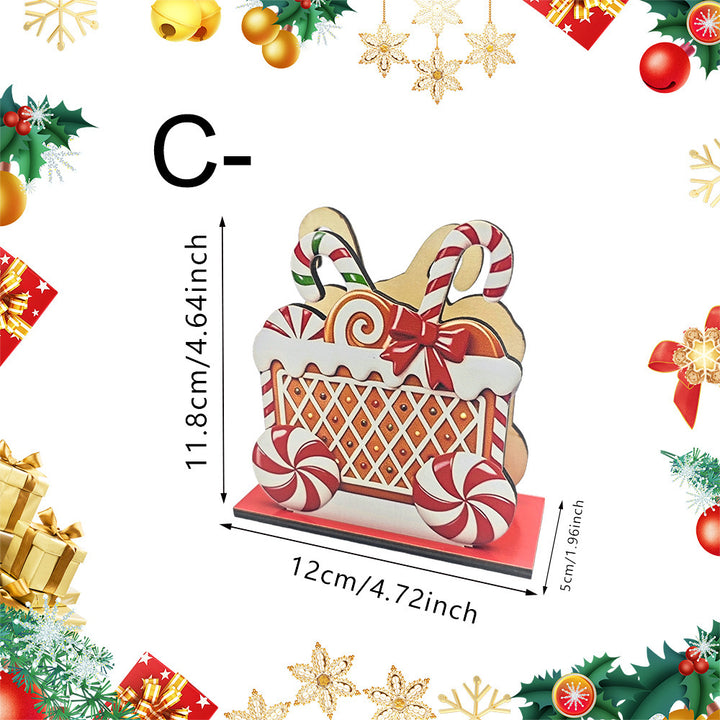 Christmas decoration with gingerbread house motifs Bowlift