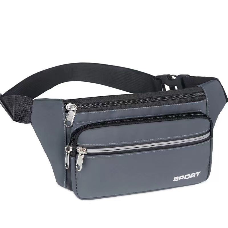 Sporty Waist Bag With Multiple Compartments Bowlift