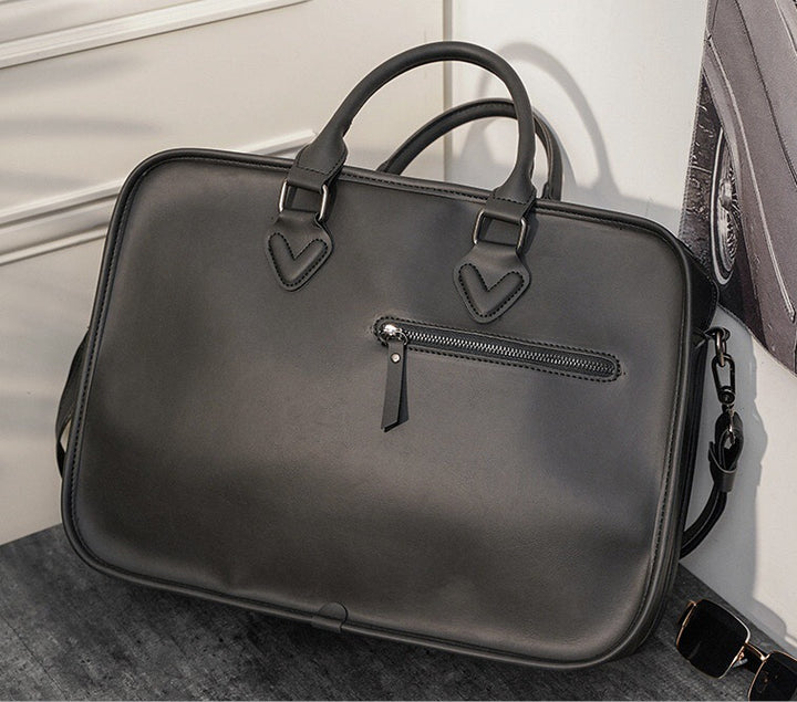 High-Quality Briefcase Made of Durable Artificial Leather Bowlift