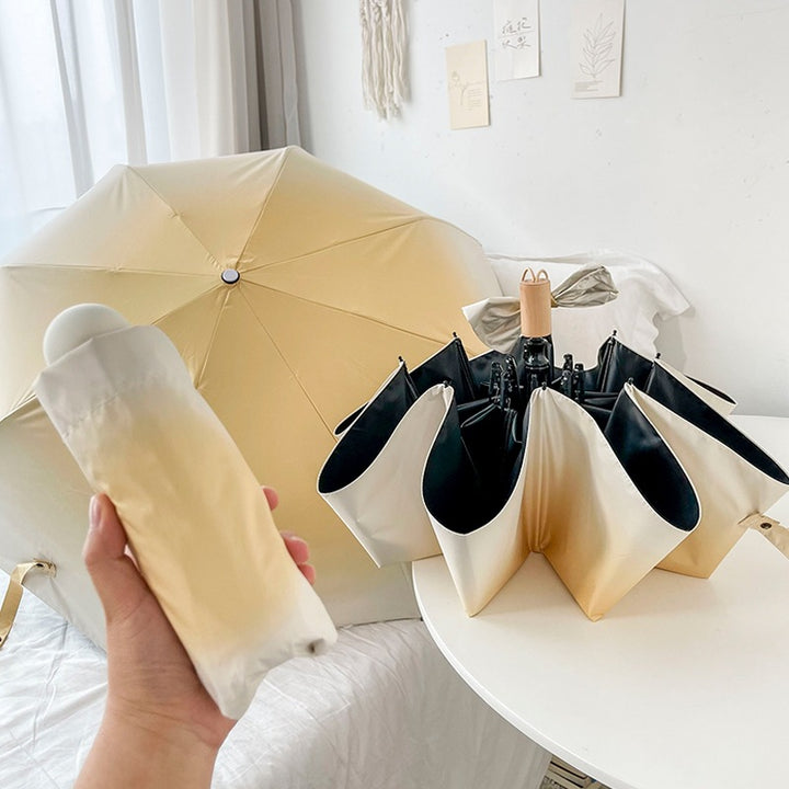 Ladies Folding Umbrella with Practical Double Folding Technique Bowlift