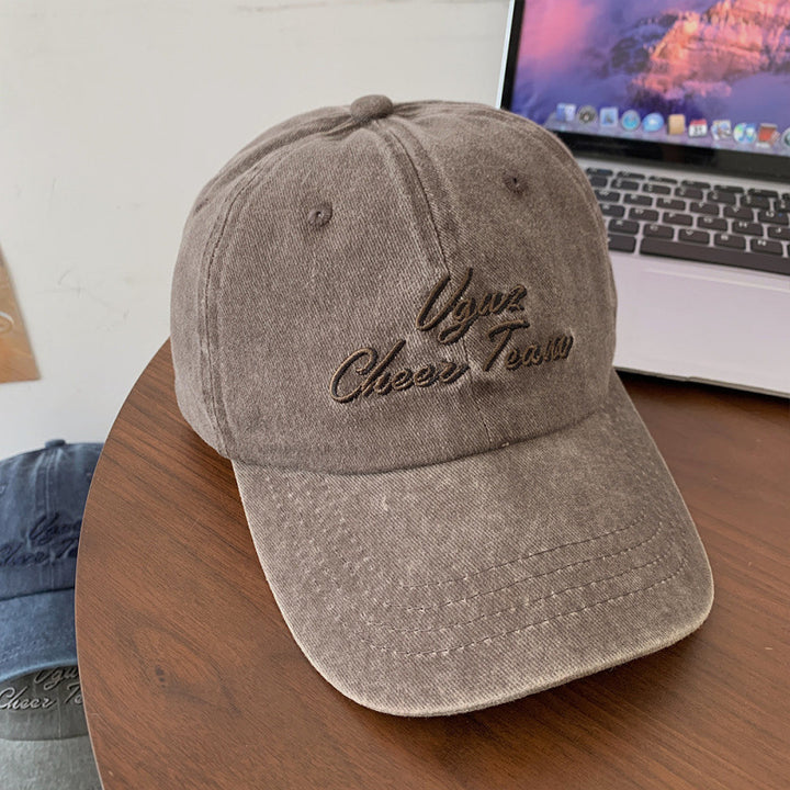 Women's Embroidered Vintage Cap Bowlift