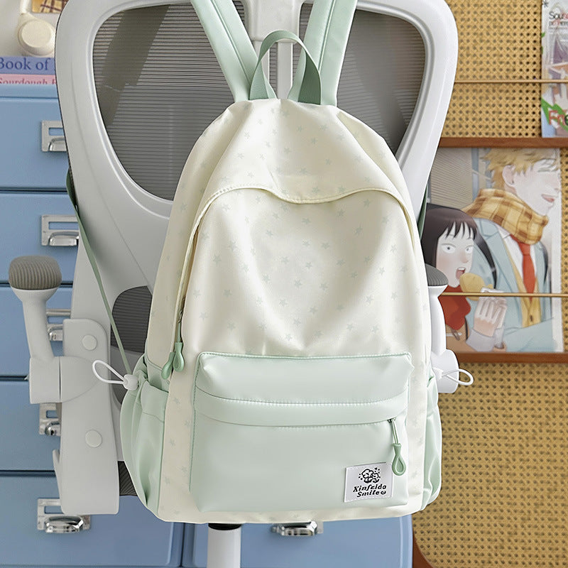 Fashionable Dual Pocket Backpack
