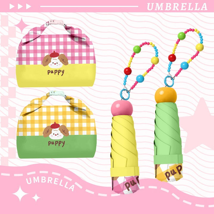 Women playful picnic folding umbrella Bowlift