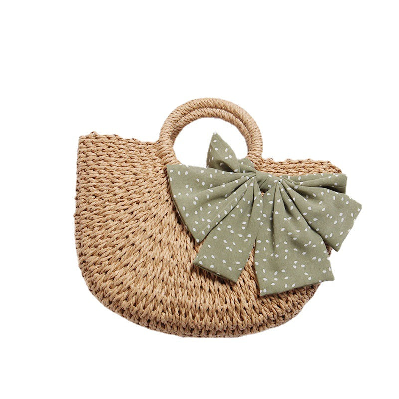 Basket bag with decorative bow details Bowlift