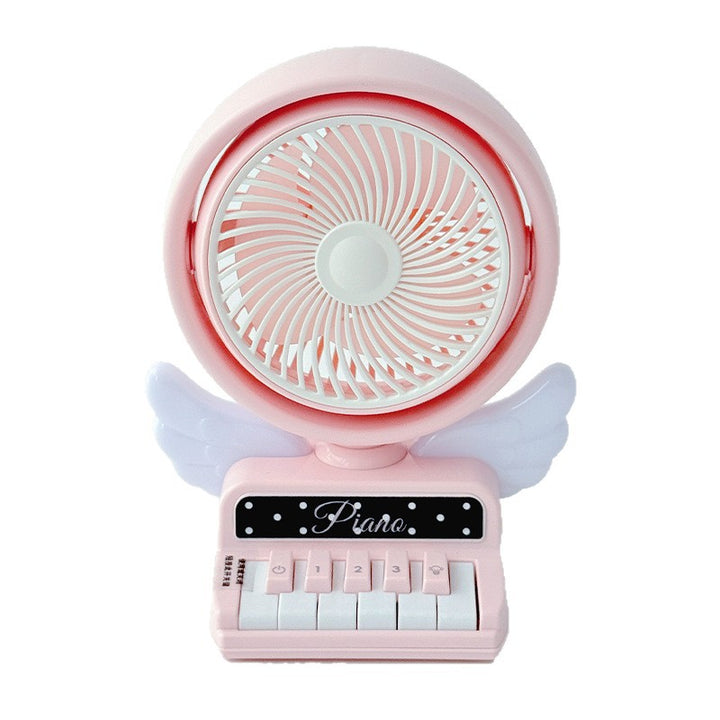 Unisex Portable Mini Fan in Playful Piano Design Bowlift